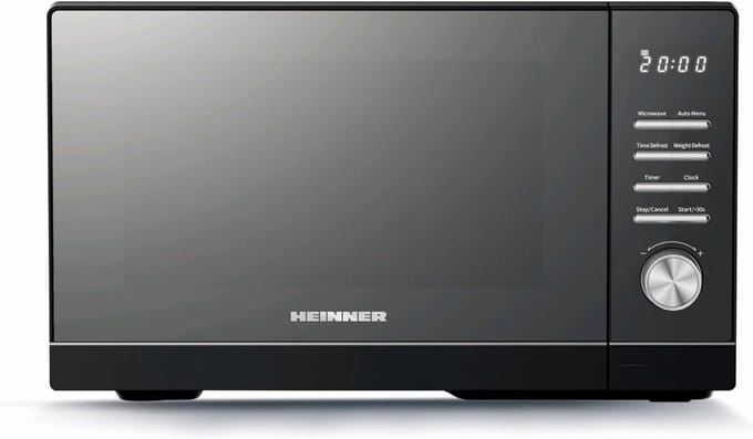 Digitale Magnetron 25 Liter met 8 Programma's, Ontdooifunctie en LED Display - Zwart