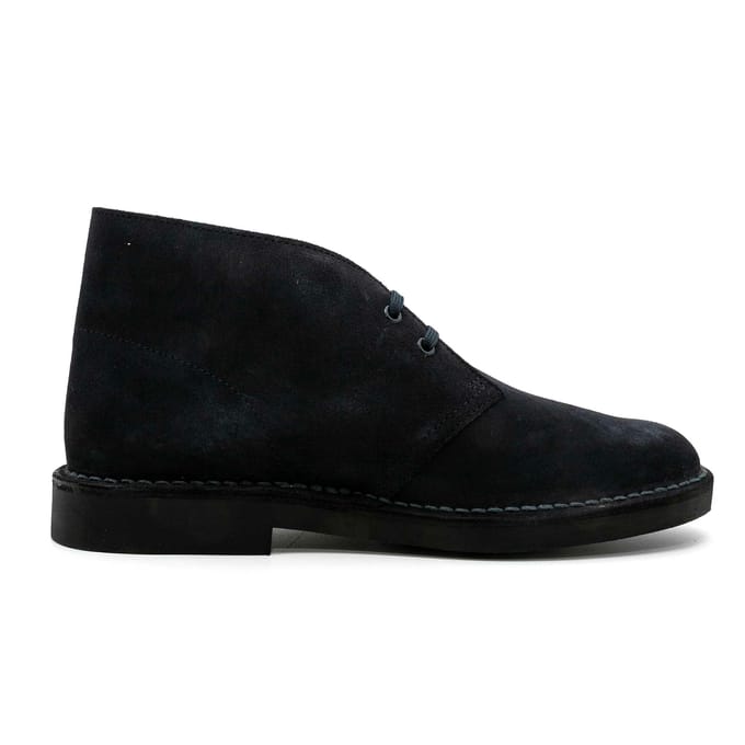 CLARKS Desert Bt Evo Heren Veterschoenen - Navy Suede