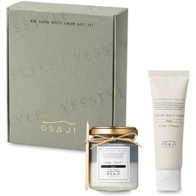 OSAJI - Muku Raw Soap & Comfort Multi Cream Gift Set 1 set