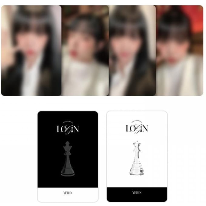 1er Fanmeeting de Yerin   01 Ensemble de Photocartes gray