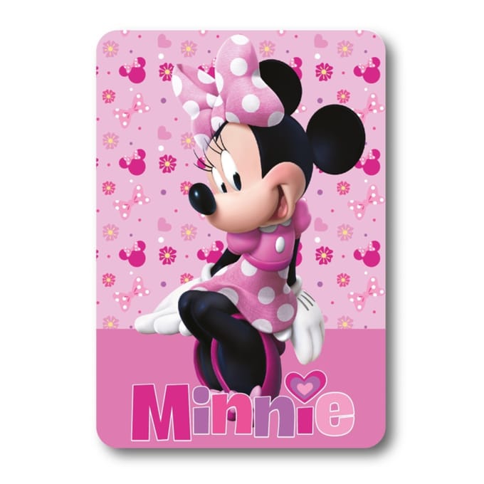Minnie fleece Lovely Charm deken 100 x 140 cm