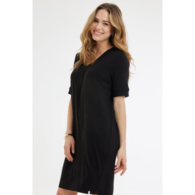 DIDI Dames Loose dress Bisou Black maat 44