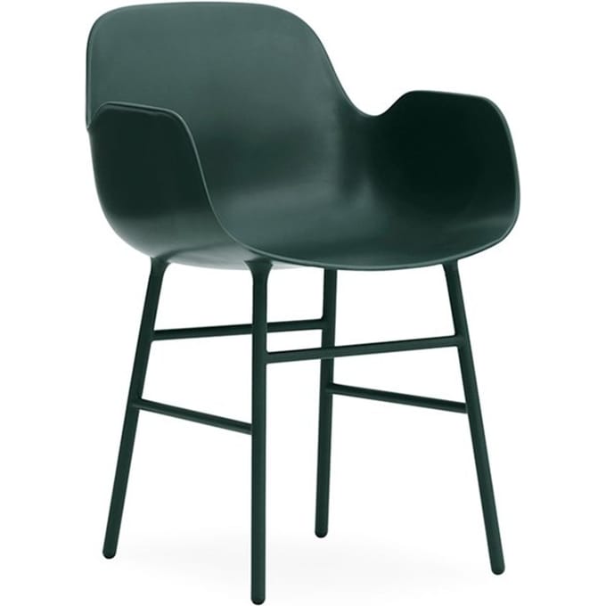 Normann Copenhagen - Form fauteuil met metalen frame - groen