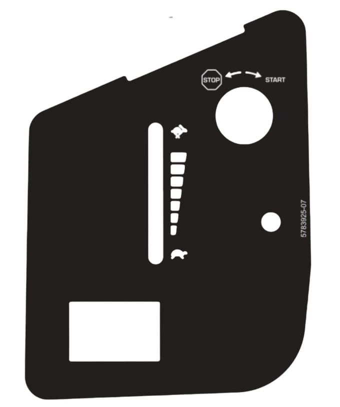 Husqvarna Sticker Dashboard Diverse Rider 200 Serie