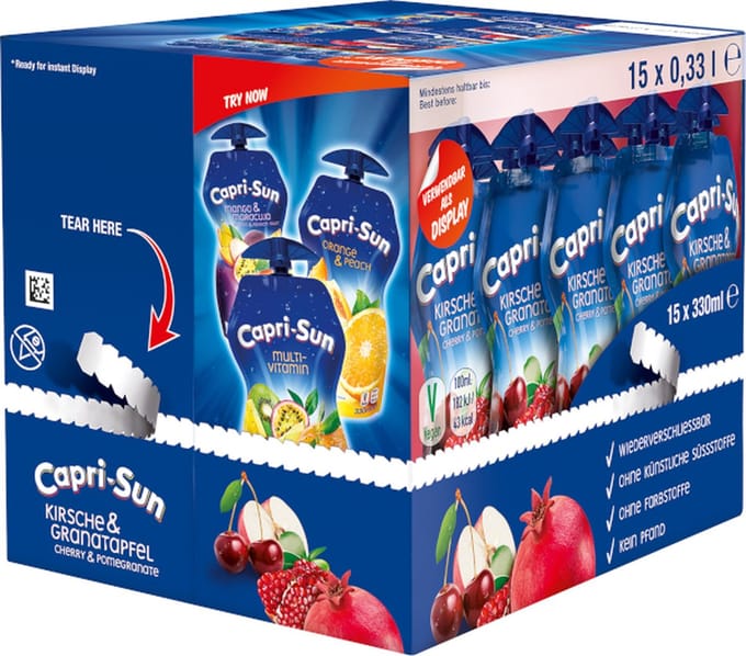 Capri Sun Kers & Granaatappel 15x330 ml