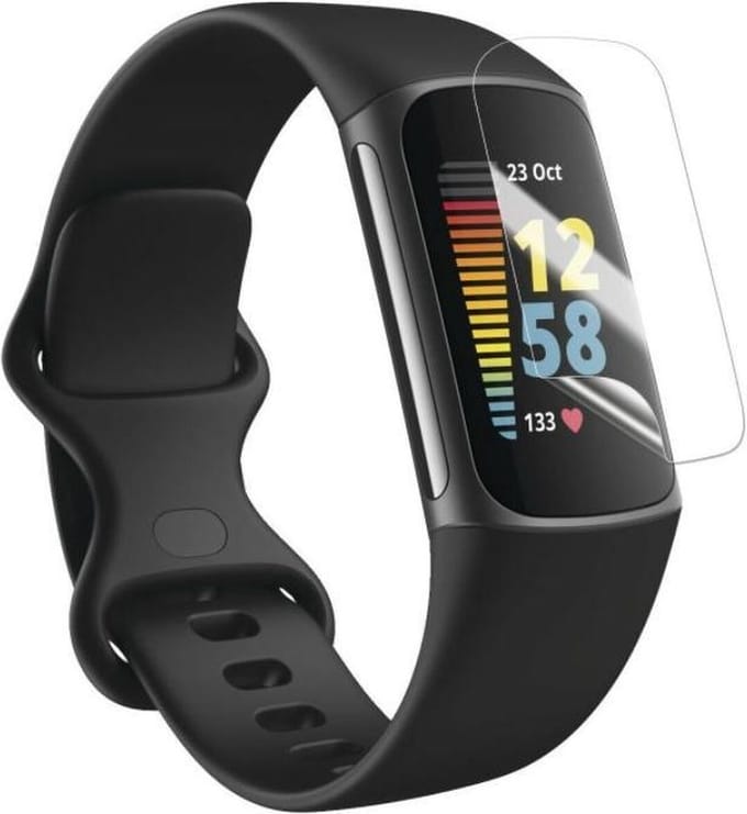 Strap-it Screenprotector – Geschikt voor Fitbit Charge 5 / Fitbit Charge 6 – Plastic Folie