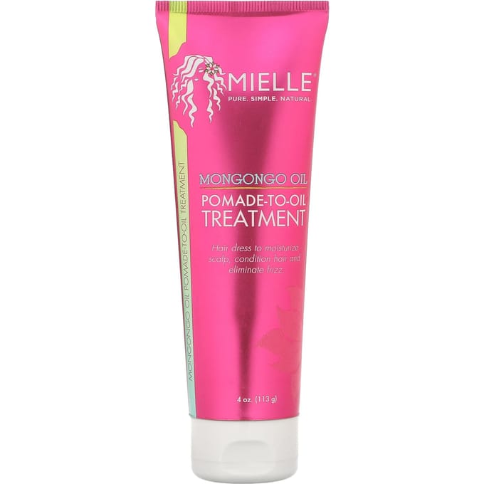 Mielle, Pomade-to-Oil Treatment, Mongongo Oil, 4 oz (113 g) pink