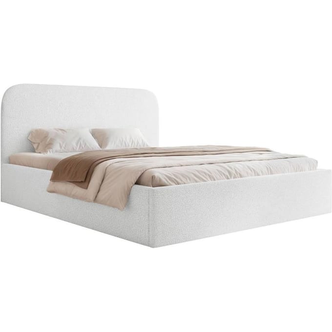 Bedframe Fia 140x200 bouclé met opbergruimte | NADUVI Collection