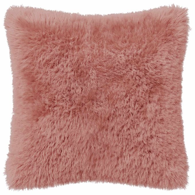 vidaXL - Kussensloop - 6 - pcs - HEERLEN - Roze - 30 - x - 30 - cm - PV - Fleece