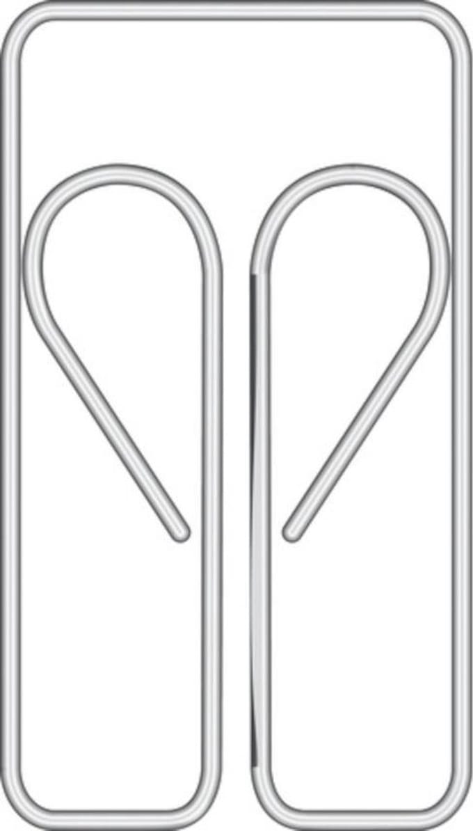Alco paperclips - 22mm - uilvorm - doos 100 stuks - AL-2275