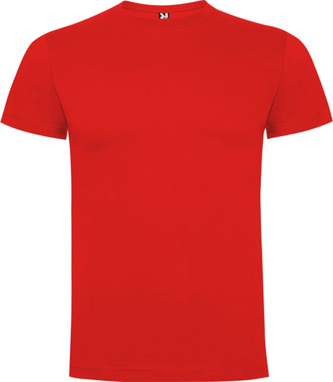 5 Pack Rood t-shirts Roly Dogo Premium Kids 8 jaar 122 - 128