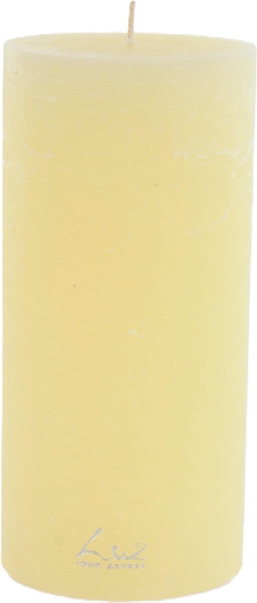 Rasteli Luz Your Kaars Cilinder Geel D 9 cm H 19 cm