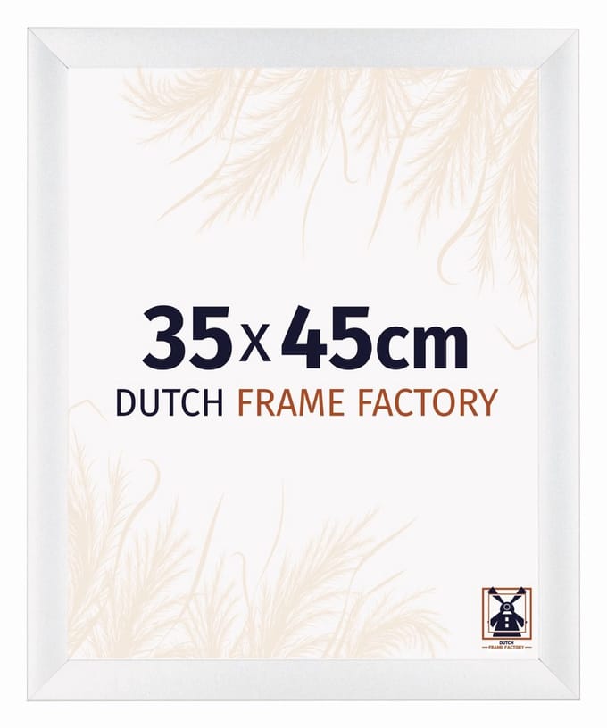 Fotolijst 35x45 cm - MDF - Wit Hoogglans - Praag