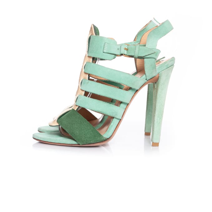 Balenciaga Stingray suède gladiatorsandalen