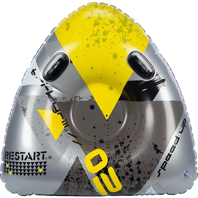 Restart Opblaasbare Sneeuwglijder - Tri-Kyrill - Grijs/Zwart/Geel