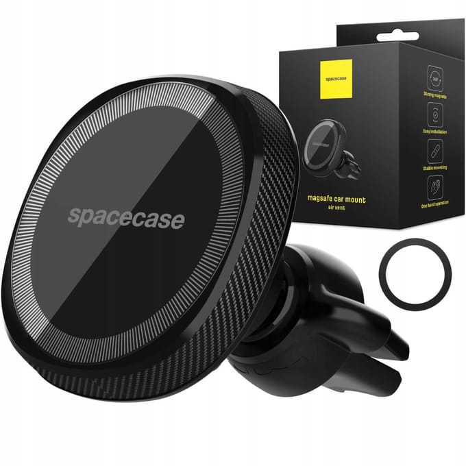 Spacecase Air Vent Autohouder Voor Magsafe Voor Zwarte Sc04 Telefoons
