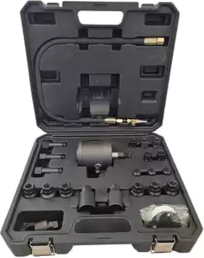 Pneumatische diesel injector slagtrekker set-Weber tools- 24 delig