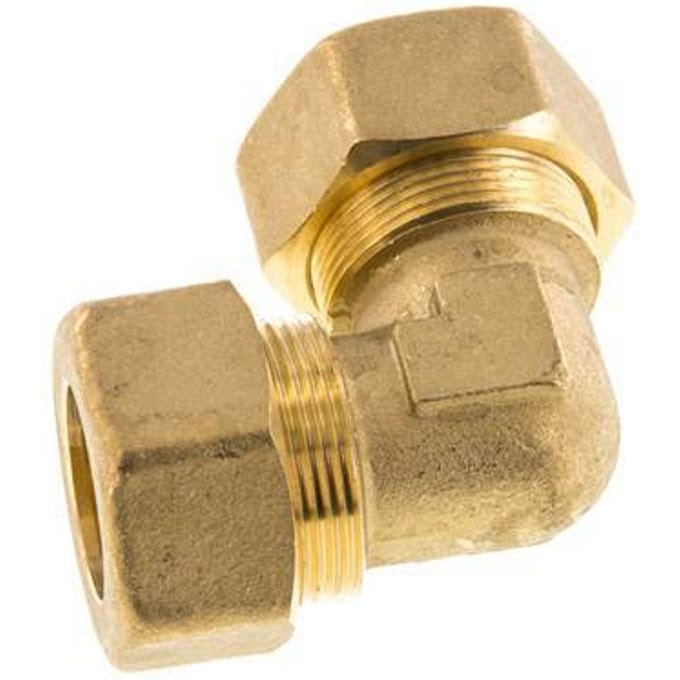 22mm Messing L-Knelfitting 90 graden 54 Bar DIN EN 1254-2 - FL2E-O-B-22