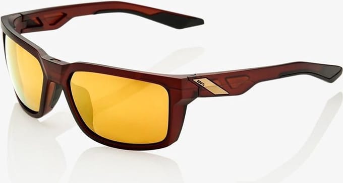 100% DAZE Soft Tact Rootbeer - Flash Gold Lens