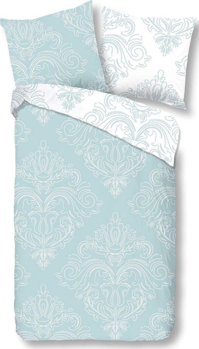 Descanso Mist - Dekbedovertrek - Eenpersoons - 140x200/220 cm - Mint