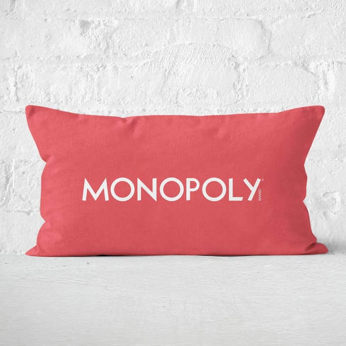 Monopoly Pattern Cushion 30x50cm Rectangular Cushion - 30x50cm - Eco Friendly