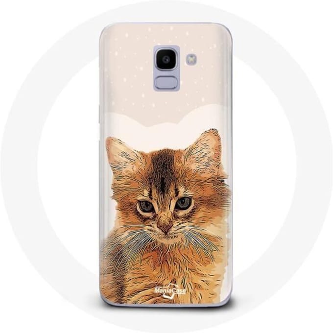 Case voor Samsung Galaxy A8 2018 Somalische kattenras