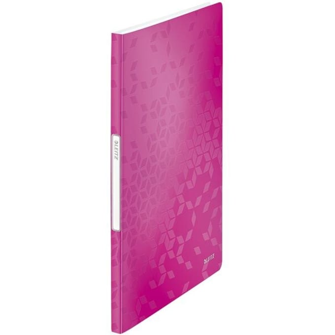 LEITZ presentatiemap Active Wow, voor A4-formaat, 20 hoesjes, roze