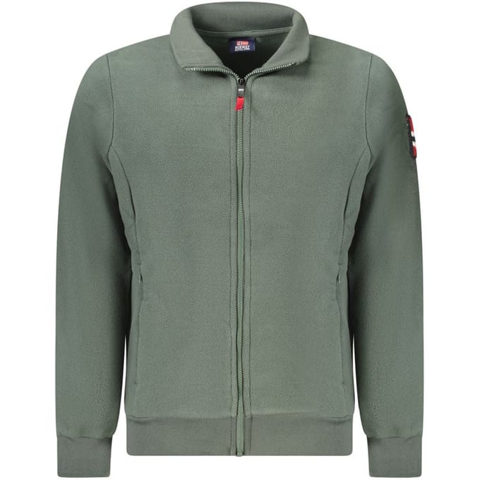 Noorwegen 1963 Groen Polyester Heren Sweatshirt