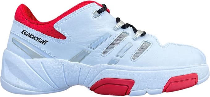 Babolat Team Tennisschoenen - Wit/Zwart - Maat 37 - Junior