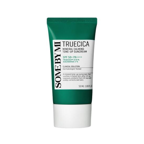 SOMEBYMI Truecica Mineraal Kalmerende Tone-Up Zonnebrandcrème SPF50 PA++++ 50ml white