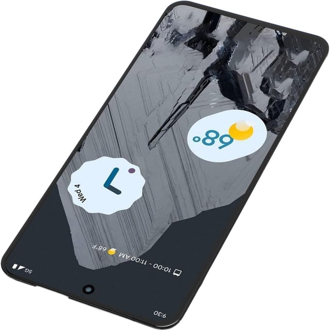 Telefoon touchscreen-unit 6,7 inch AMOLED touchscreen-digitizer met vingerafdrukherkenning, vervanging voor Pixel 8 Pro gray