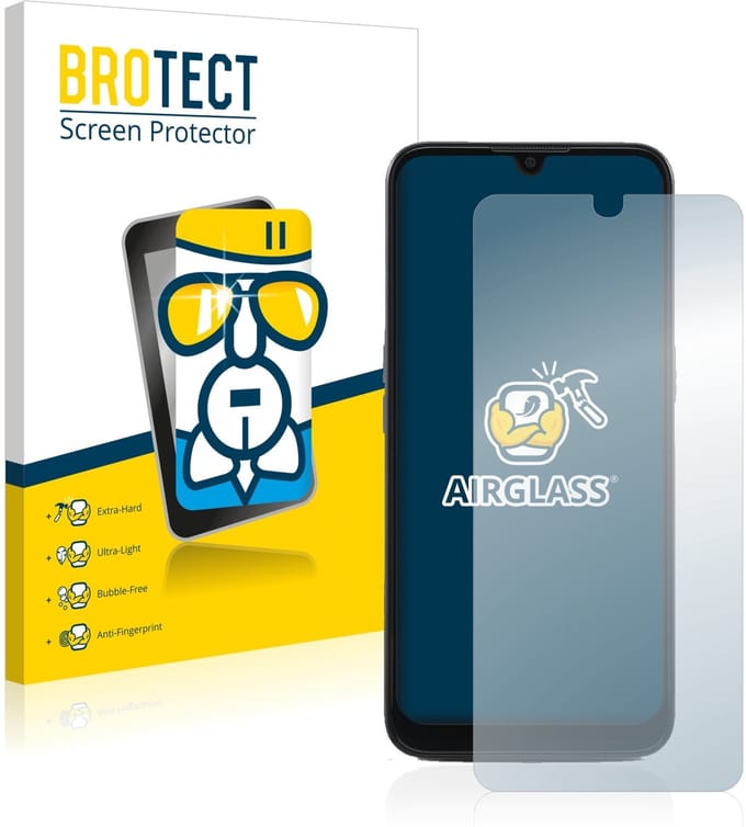 Screenprotector voor Doro 8100 PLUS Beschermglas transparant