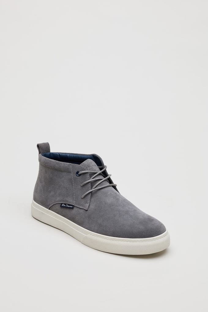 Ben Sherman Parkway Suède Heren Grijze Laarzen