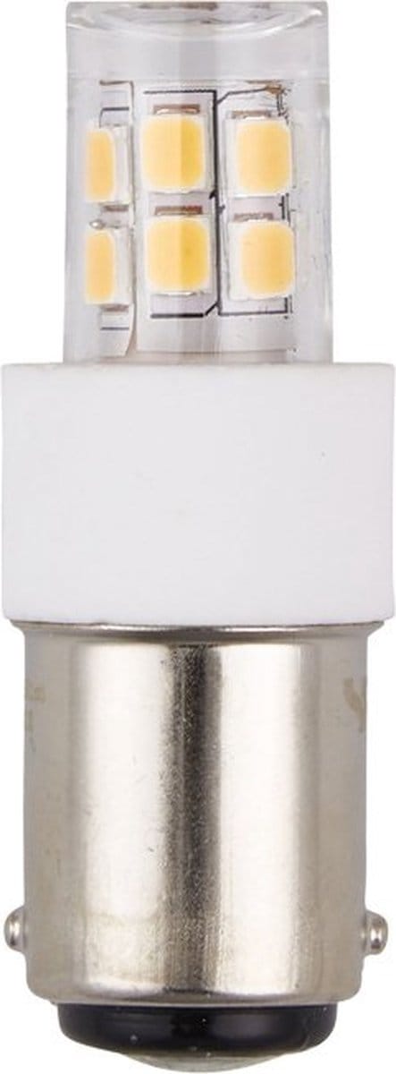 SPL LED Buislamp Ba15d 2.1W 2700K 255lm 230V - Helder - Warm Wit