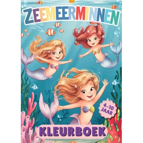 Kleurboek Kinderen: Zeemeerminnen - Kleurboek Shop