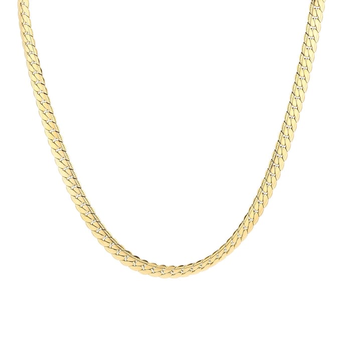 Go Dutch Label Oorknoppen lange schakels en stenen Gold E2735-2