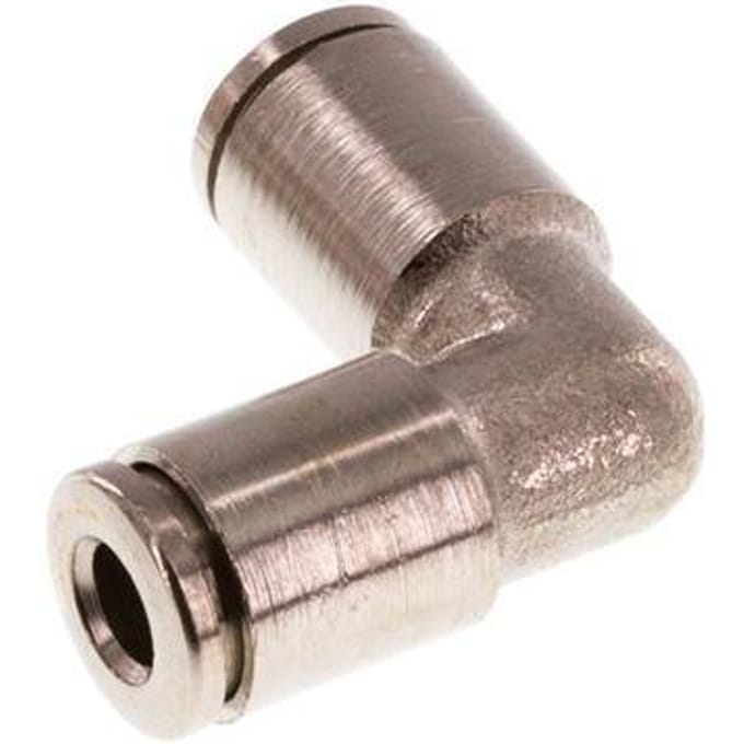 4mm 90 graden L-verbinding Messing Insteekfitting FKM [2 Stuks]