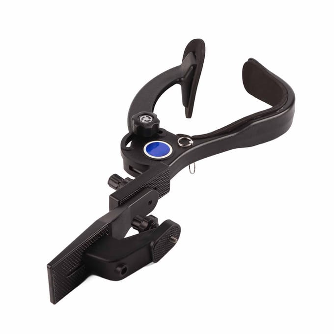 Handsfree Schouderbevestiging Ondersteuningskussen Stabilisatorbeugel voor DSLR Camera Camcorder black