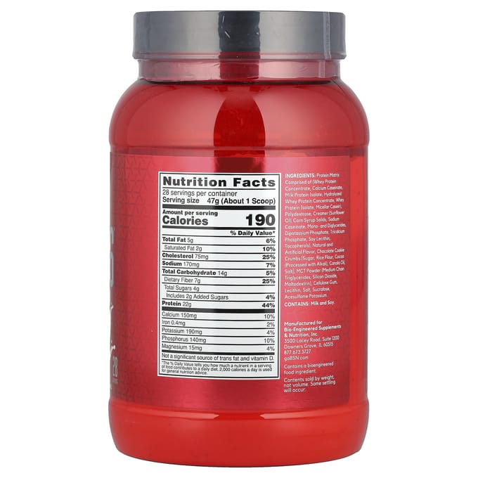 BSN, Syntha-6, Ultra Premium Eiwitformule, Cookies & Cream, 2,91 lbs (1.32 kg)