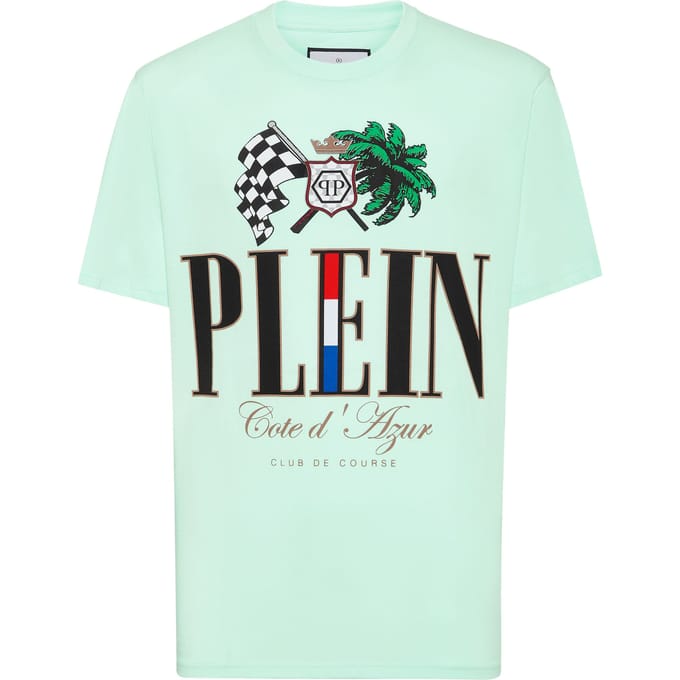 T-Shirt Round Neck Ss Cote D Azur Plam