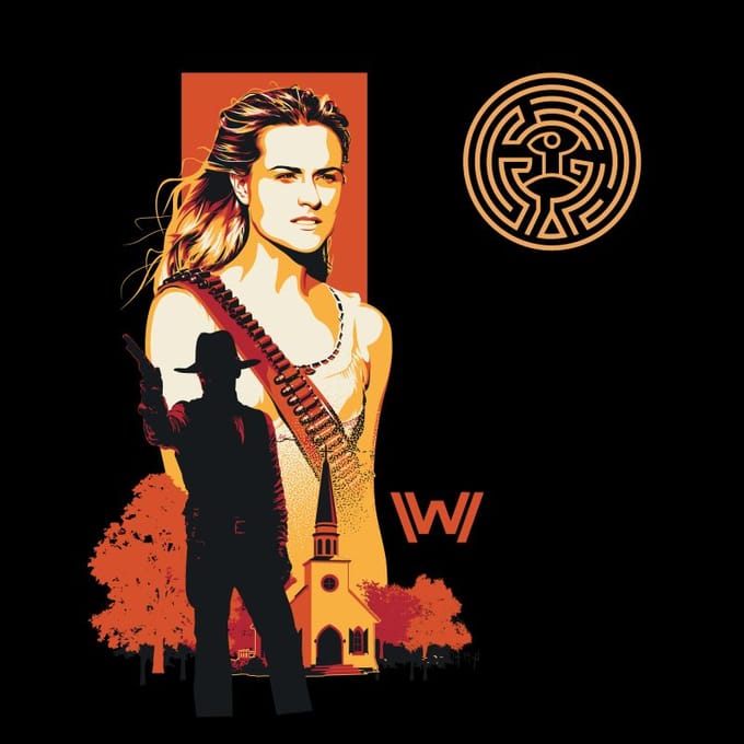 Westworld Kiksuya Men's T-Shirt - Black - M