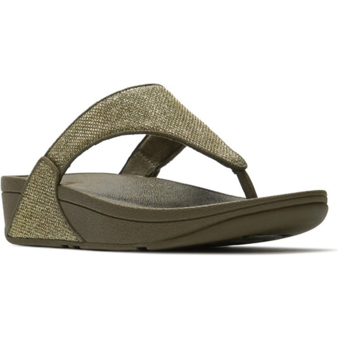 FitFlop  Sandalen met sleehak LULU SHIMMERGLITZ TOE-POST