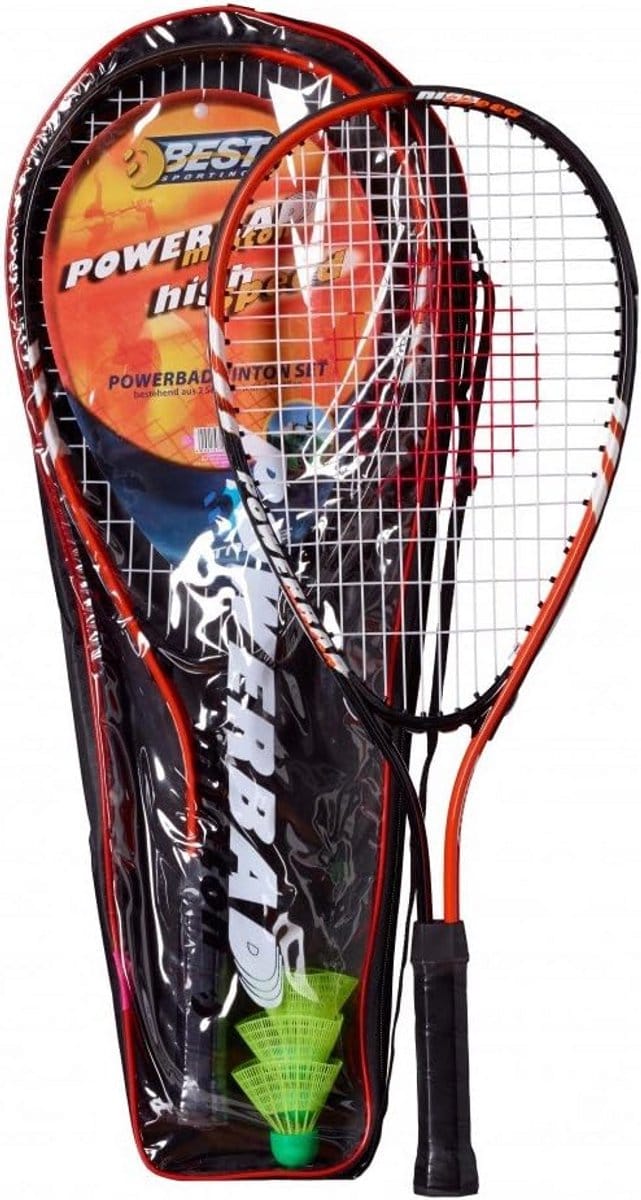 Complete Power Badminton Set met Rackets en Ballen