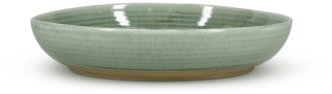 Salt & Pepper Serveerschaal 28xH6cm groen Cameo