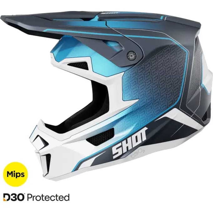Volle motorhelm Shot Race Gear Lite Challenger