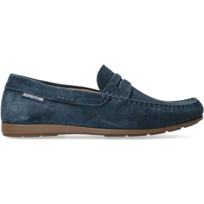 Mephisto Alyon - heren moccasin - Blauw - maat 41 (EU) 7.5 (UK)
