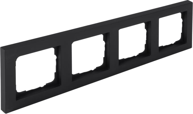Q-Link S-Line afdekraam 4-voudig - zwart