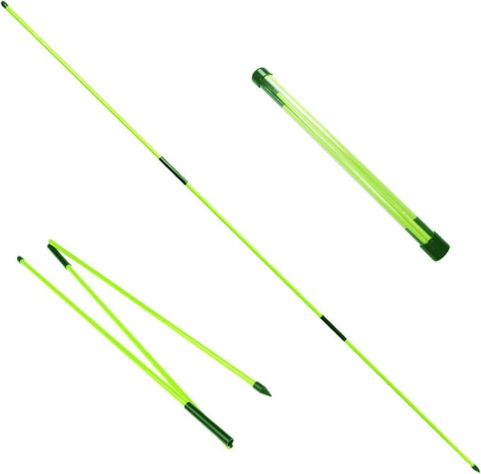 2x Golf Alignment Sticks Opvouwbaar voor Swing Training en Houding Correctie