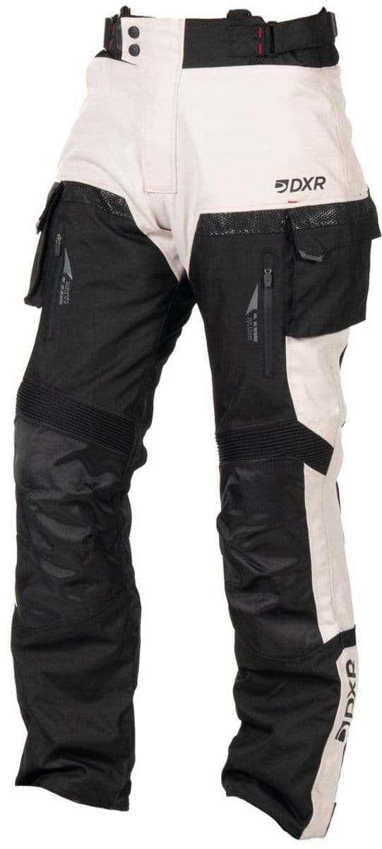 DXR Motorbroek - Roadtrip Pant - Zwart/Grijs - M
