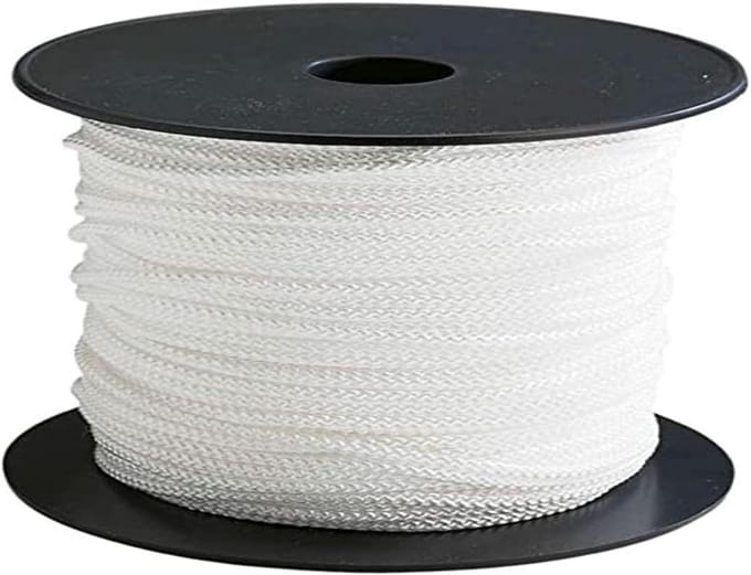 Gevlochten Touw - Bevestigingskabel - Algemeen Gebruik - Sterk Polypropyleen - 6mm 100 Meter - Wit